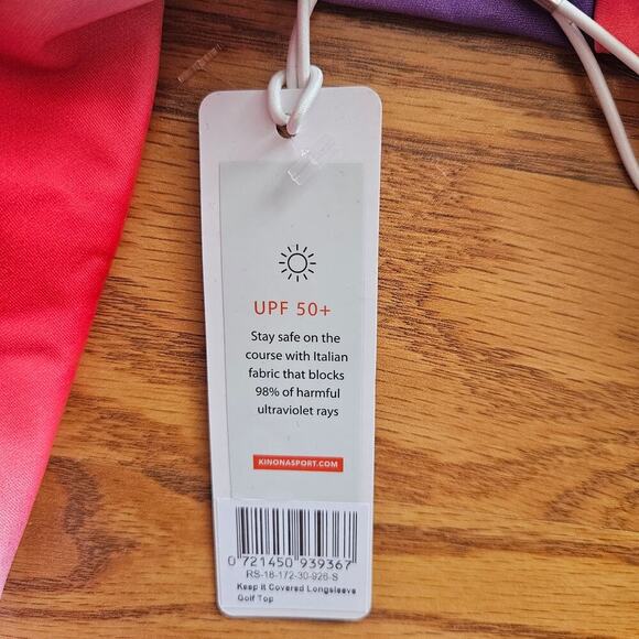 Kinona Keep It Covered Long Sleeve Golf Top Size Small - Picture 4 of 8